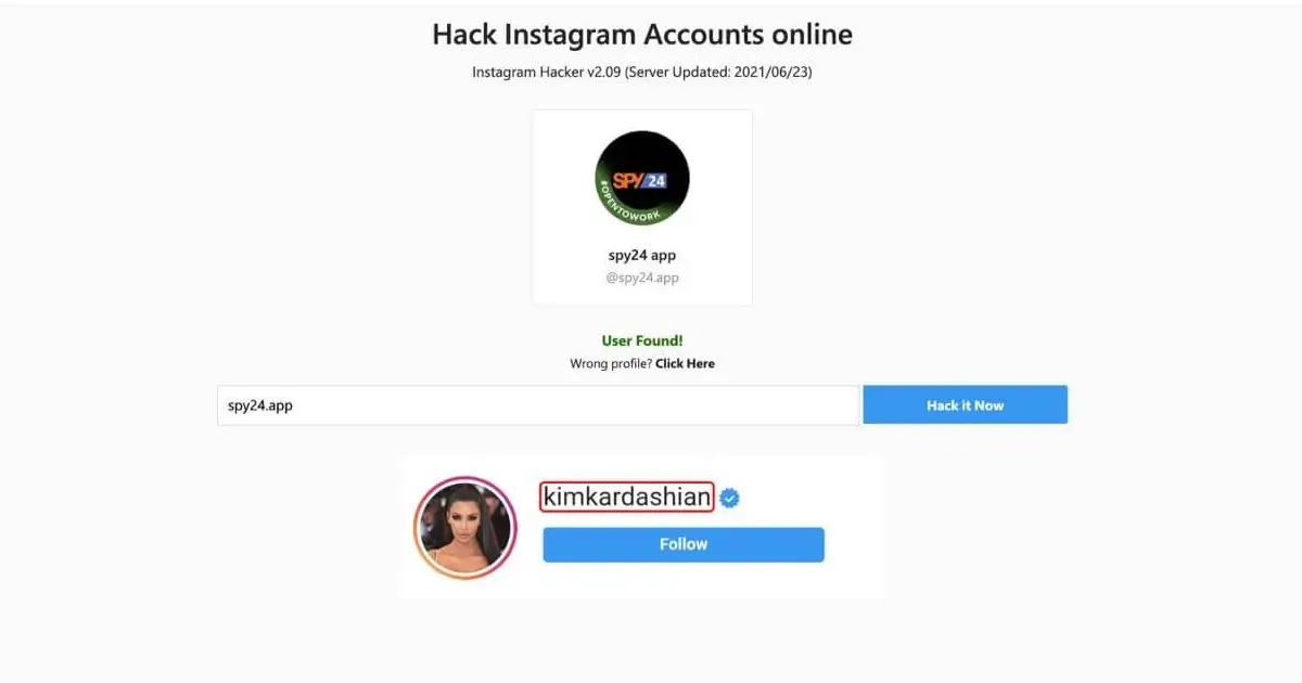 Начать взлом аккаунта Instagram instahack - ИнстаХакер